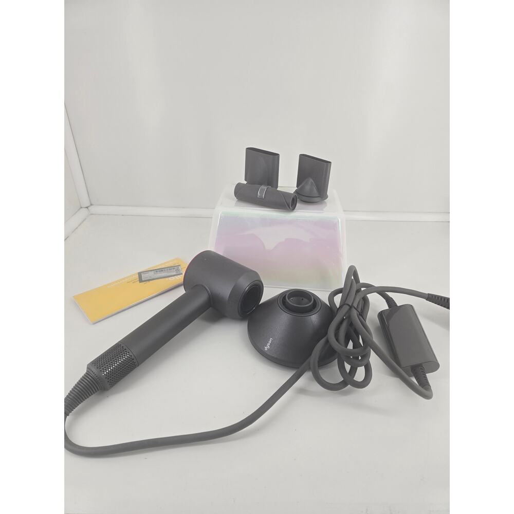 Dyson Supersonic Hair Dryer HD01 w/ Base, Nozzles, Good Condition